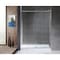 Anzzi Leon 48" by 76" Frameless Sliding Shower Door in Chrome with Handle SD-AZ8077-01CH - alternate 9